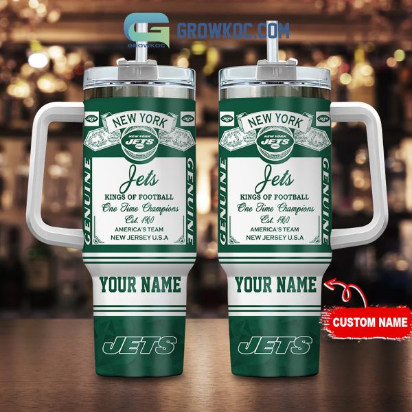New York Jets Kings of Football Personalized 40oz Tumbler