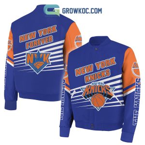 New York Knicks Forever Fan Baseball Jacket