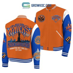 New York Knicks Manhattan Est 1946 Baseball Jacket