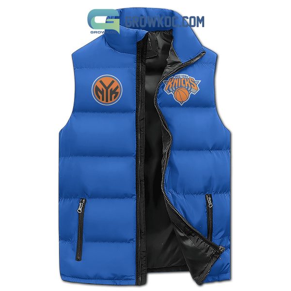 New York Knicks Bing Bong Fan Sleeveless Puffer Jacket