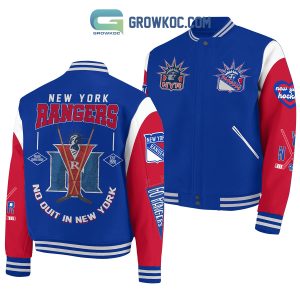 New York Knicks No Quit In The City Baseball Jacket