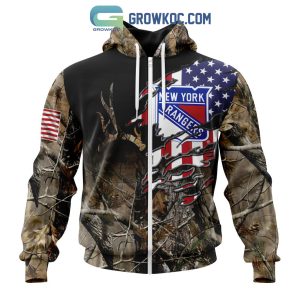 New York Rangers NHL Special Camo Realtree Hunting Personalized Hoodie T Shirt