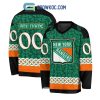 Ottawa Senators St.Patrick’s Day Personalized Long Sleeve Hockey Jersey