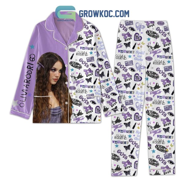 Olivia Rodrigo Guts Fan Polyester Pajamas Set