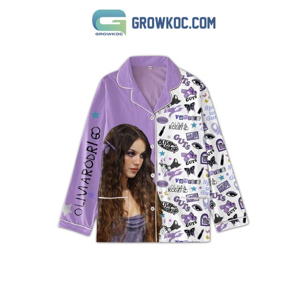 Olivia Rodrigo Guts Fan Polyester Pajamas Set