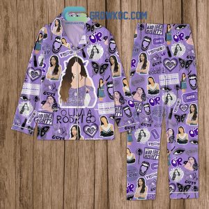 Olivia Rodrigo Purple True Love Polyester Pajamas Set