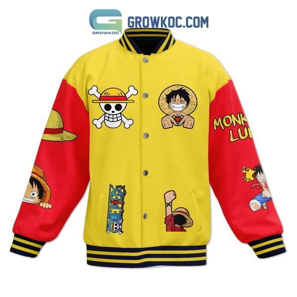 One Piece Luffy Valentine’s Day Baseball Jacket