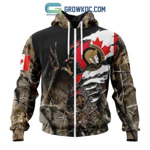 Ottawa Senators NHL Special Camo Realtree Hunting Personalized Hoodie T Shirt
