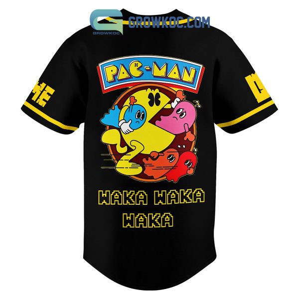 Pac-man Waka Waka Personalized Baseball Jersey
