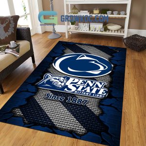 Penn State Nittany Lions Football Team Living Room Rug