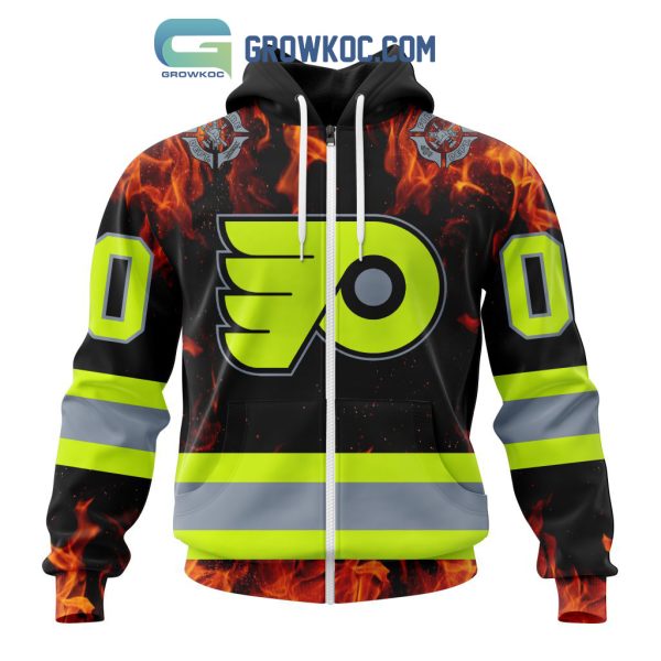 Philadelphia Flyers Honoring Firefighters Hoodie Shirts