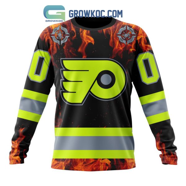 Philadelphia Flyers Honoring Firefighters Hoodie Shirts