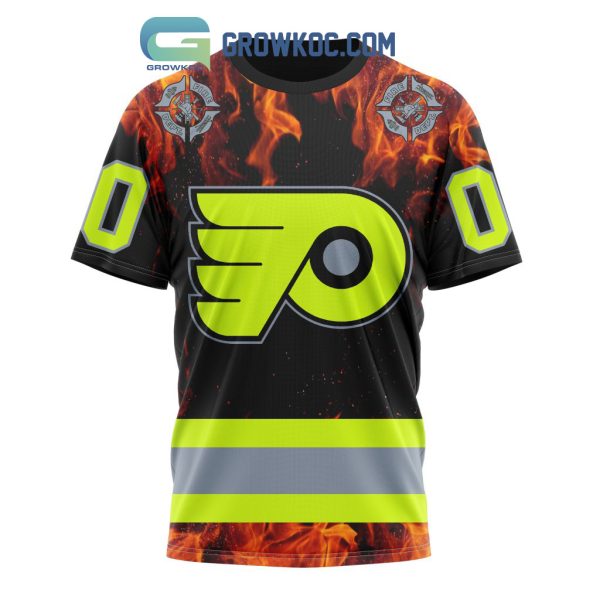 Philadelphia Flyers Honoring Firefighters Hoodie Shirts