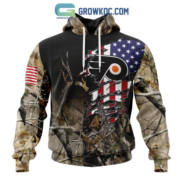 Philadelphia Flyers NHL Special Camo Realtree Hunting Personalized Hoodie T Shirt