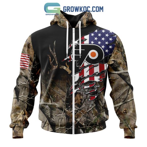 Philadelphia Flyers NHL Special Camo Realtree Hunting Personalized Hoodie T Shirt