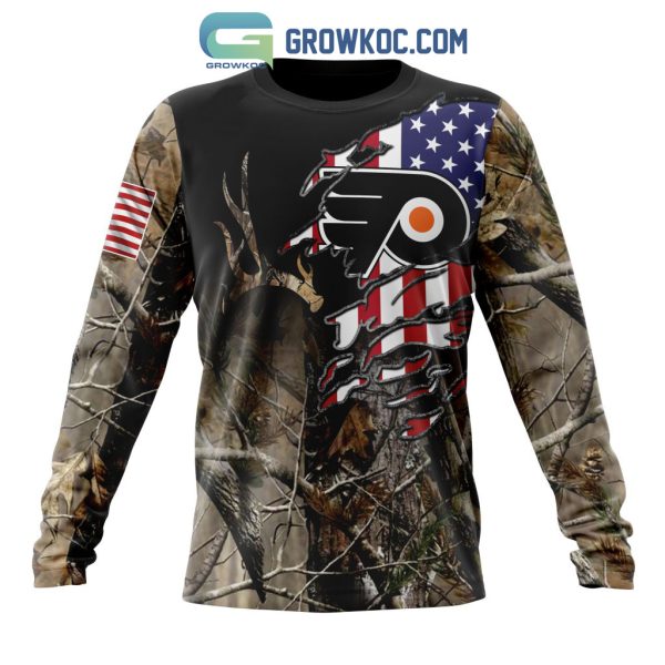 Philadelphia Flyers NHL Special Camo Realtree Hunting Personalized Hoodie T Shirt