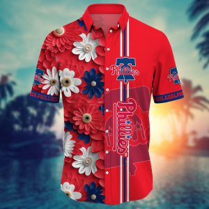 Philadelphia Phillies Summer Flower Hawaii Shirts