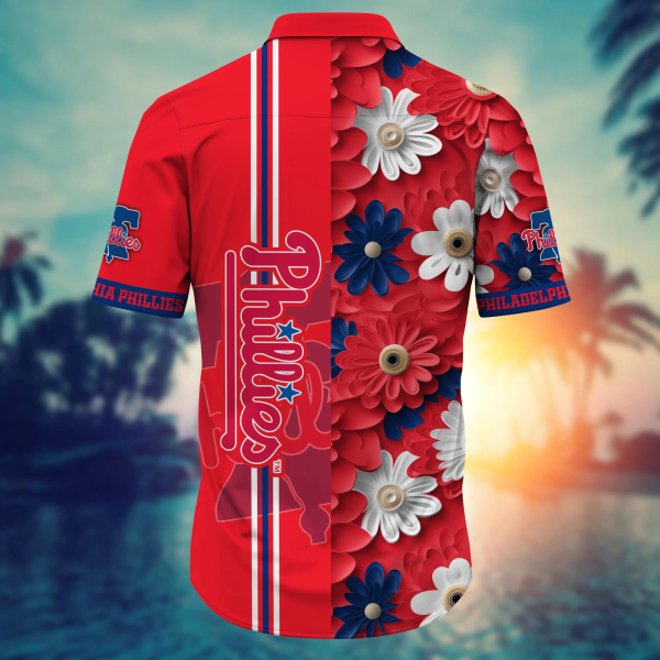 Philadelphia Phillies Summer Flower Hawaii Shirts