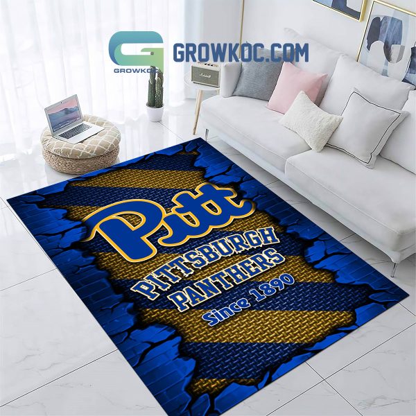 Pittsburgh Panthers Football Team Living Room Rug