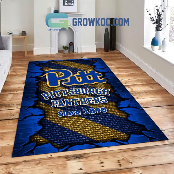 Pittsburgh Panthers Football Team Living Room Rug