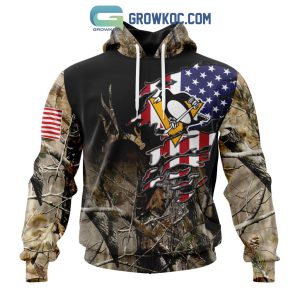 Pittsburgh Penguins NHL Special Camo Realtree Hunting Personalized Hoodie T Shirt