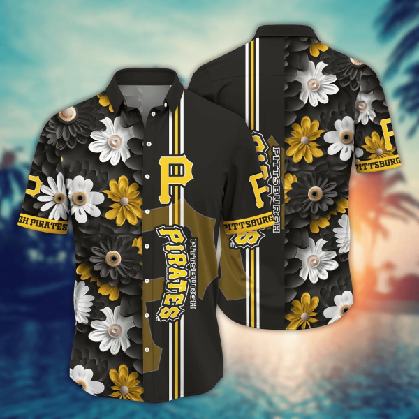 Pittsburgh Pirates Summer Flower Hawaii Shirts