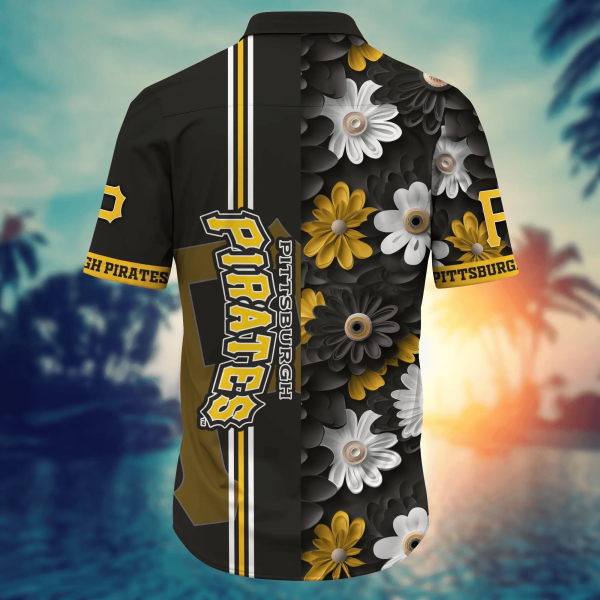 Pittsburgh Pirates Summer Flower Hawaii Shirts