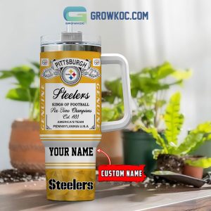 Pittsburgh Steelers Kings of Football Personalized 40oz Tumbler
