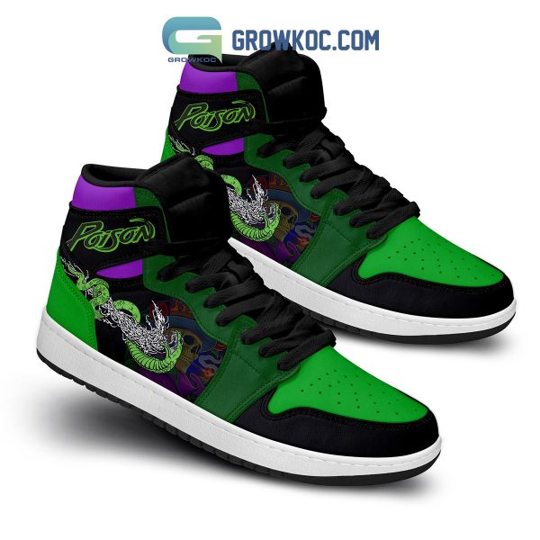 Poison Green Snake Air Jordan 1 Shoes
