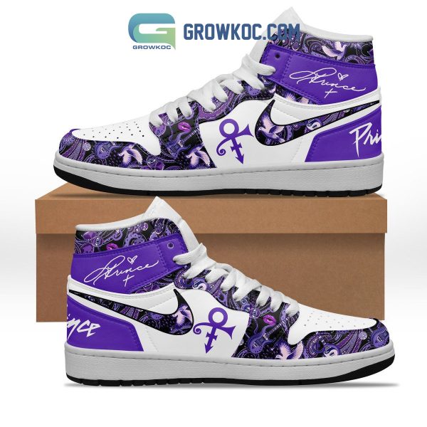 Prince Forever Love Air Jordan 1 Shoes