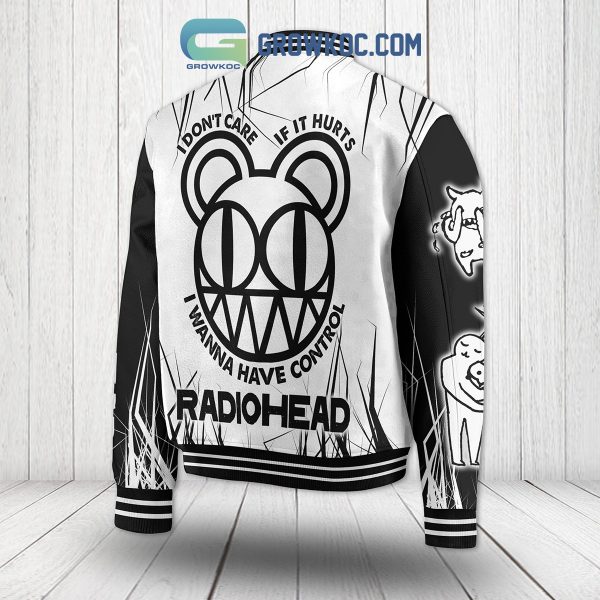 Radiohead It Hurts Personalized Baseball Jacket