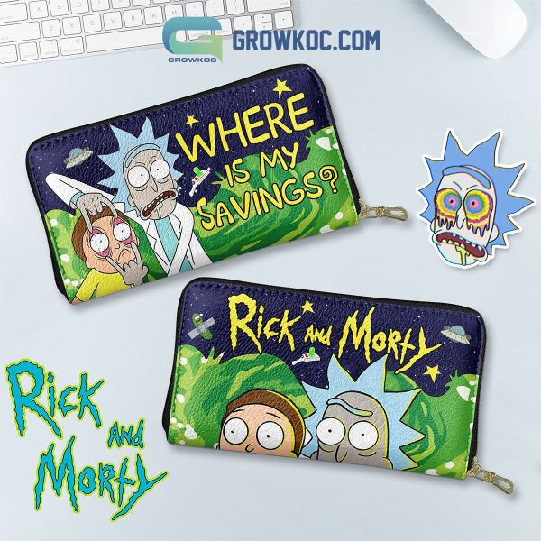 Rick And Morty Where Is My Savings Purse Wallet