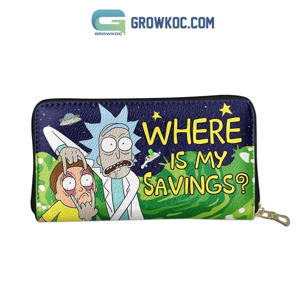 Rick And Morty Where Is My Savings Purse Wallet