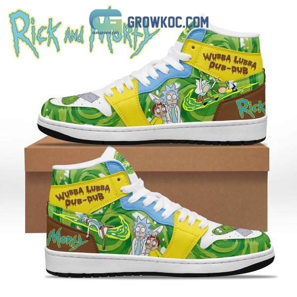 Rick And Morty Wubba Lubba Air Jordan 1 Shoes