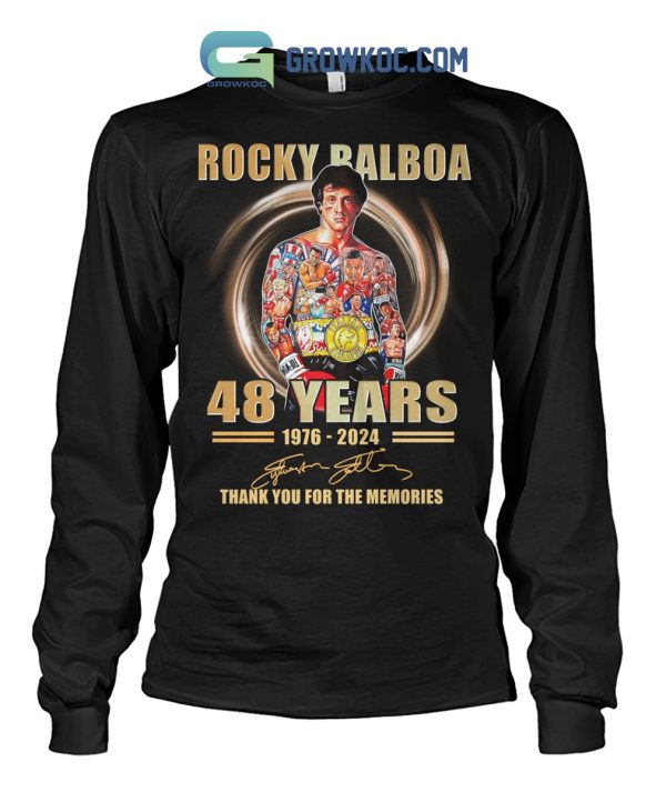 Rocky Balboa Thank You For The Memories T Shirt