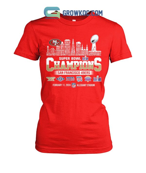 San Francisco 49ers Super Bowl Champions T Shirt