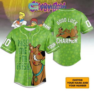 Scooby Doo I Am Irish St. Patrick’s Day Personalized Baseball Jersey