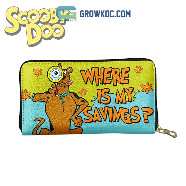 Scooby Doo Where Is My Savings Woman Purse Wallet