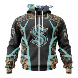 Seattle Kraken NHL Special Camo Hunting Personalized Hoodie T Shirt