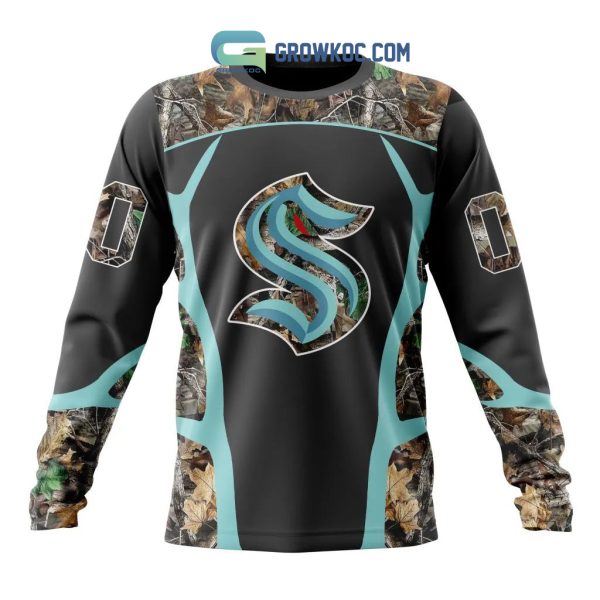 Seattle Kraken NHL Special Camo Hunting Personalized Hoodie T Shirt