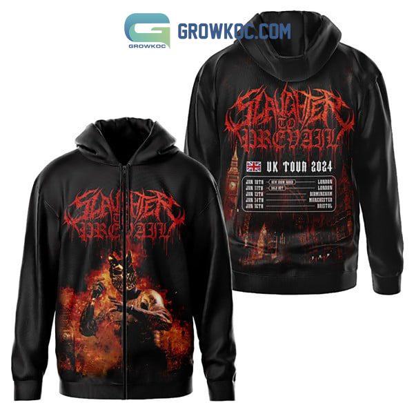 Slaughter To Prevail UK Tour 2024 Hoodie Shirts