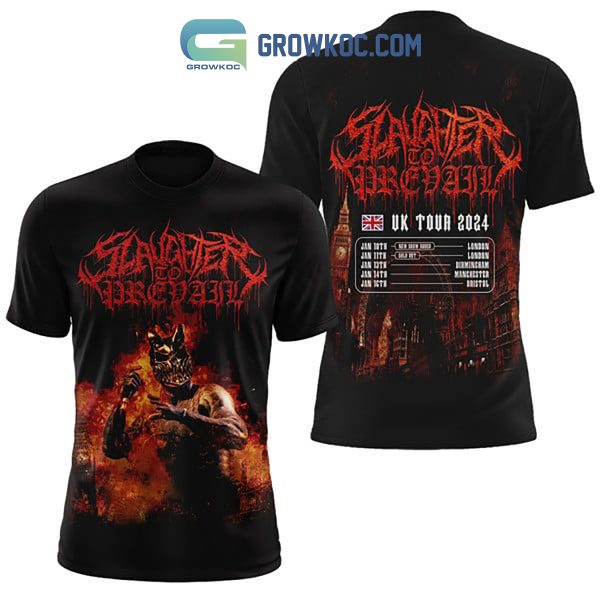 Slaughter To Prevail UK Tour 2024 Hoodie Shirts