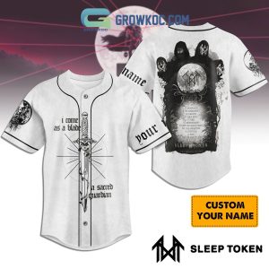 Sleep Token Black And White Edition Personalized Baseball Jersey