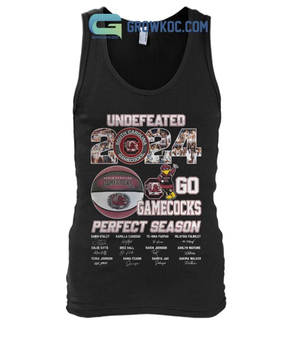 South Carolina Gamecocks Team Perfect Season 2024 T Shirt