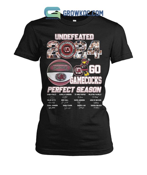 South Carolina Gamecocks Team Perfect Season 2024 T Shirt