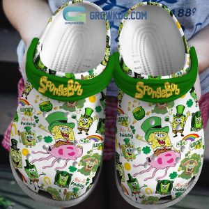 SpongeBob SquarePants Happy St. Patrick’s Day Crocs Clogs