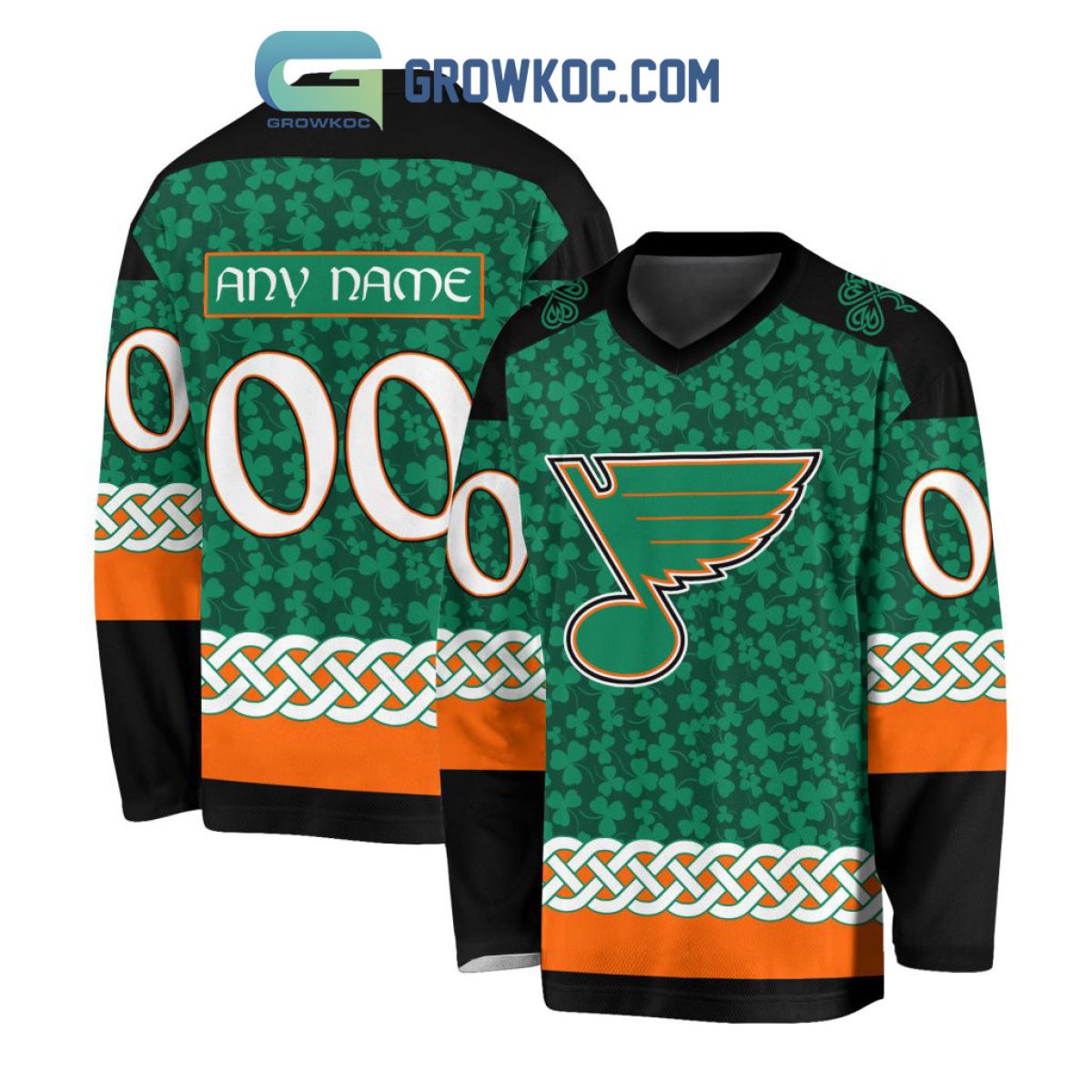 St louis blues st patrick's hot sale day jersey