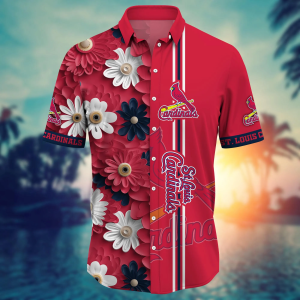 St. Louis Cardinals Summer Flower Hawaii Shirts