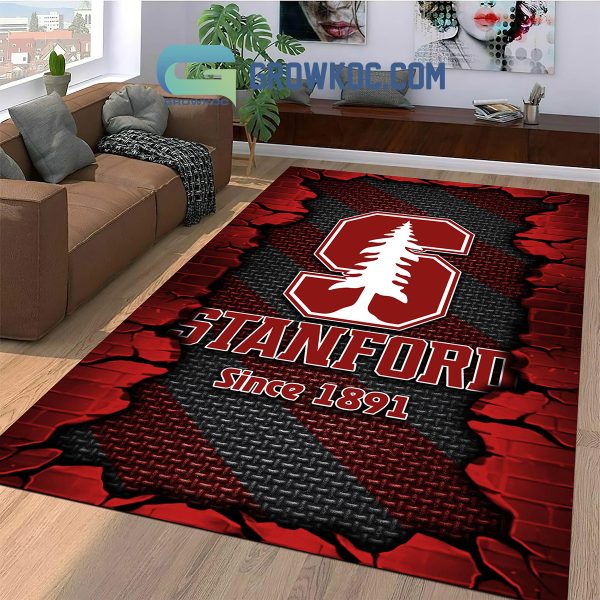 Stanford Cardinal Football Team Living Room Rug