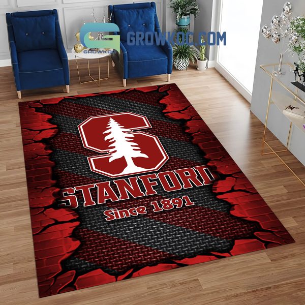 Stanford Cardinal Football Team Living Room Rug
